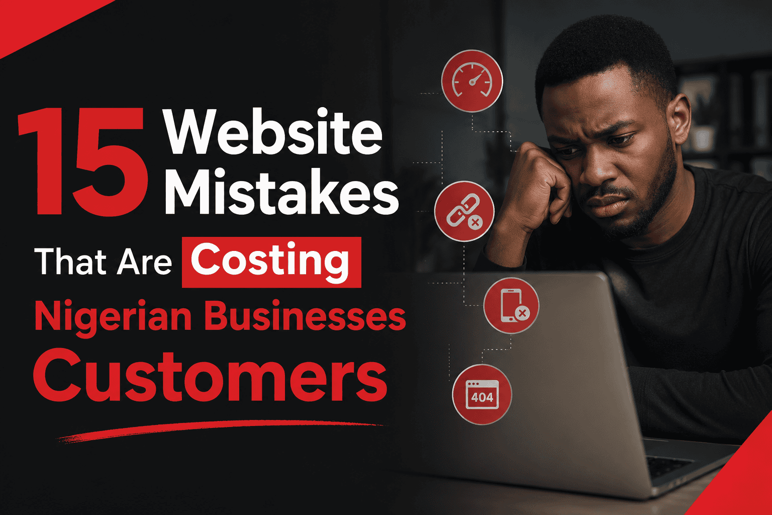 15 Website Mistakes That Are Costing Nigerian Businesses Customers
